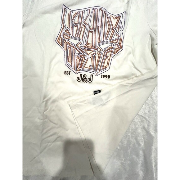 Jack And Jones Rare Wakanda Forever Marvel Embroidered T-shirt 2XL XXL - Picture 3 of 7